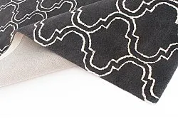 Tapis en laine - Korinth (gris foncé)