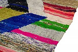 Tapis berbère marocain Boucherouite 135 x 250 cm