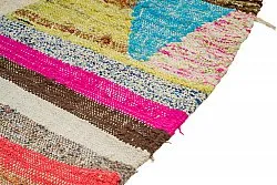 Tapis berbère marocain Boucherouite 145 x 260 cm