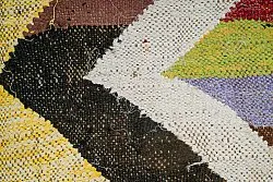 Tapis berbère marocain Boucherouite 125 x 225 cm