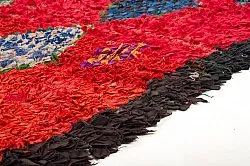 Tapis berbère marocain Boucherouite 290 x 150 cm