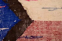Tapis berbère marocain Boucherouite 125 x 240 cm