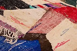 Tapis berbère marocain Boucherouite 125 x 240 cm