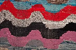 Tapis berbère marocain Boucherouite 170 x 270 cm