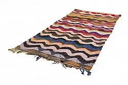 Tapis berbère marocain Boucherouite 140 x 295 cm
