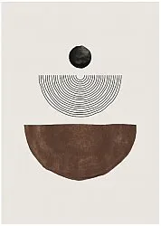 Tapis Wilton - Rennes (beige/noir/marron)