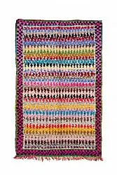 Tapis berbère marocain Boucherouite 250 x 160 cm