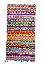 Tapis berbère marocain Boucherouite 165 x 335 cm