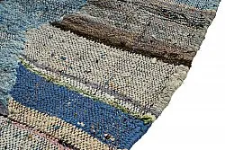 Tapis berbère marocain Boucherouite 140 x 255 cm