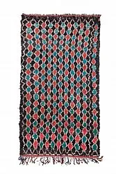 Tapis berbère marocain Boucherouite 395 x 180 cm