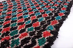 Tapis berbère marocain Boucherouite 395 x 180 cm