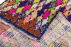 Tapis Marocain Berbère Boucherouite 245 x 115 cm