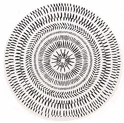 Tapis rond - Brussels Night (gris)