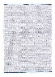 Tapis en patchwork - Falster (bleu)