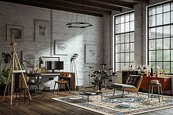 Tapis Wilton - Siliana (bleu)