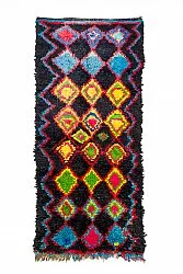 Tapis berbère marocain Boucherouite 120 x 285 cm
