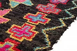 Tapis berbère marocain Boucherouite 135 x 315 cm