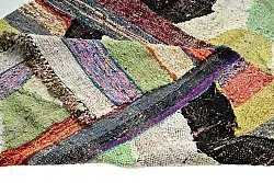 Tapis berbère marocain Boucherouite 130 x 245 cm