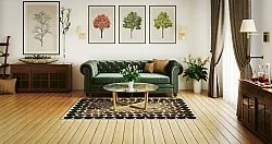 Tapis Wilton - Marineo (marron/vert)