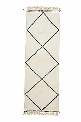 Tapis Kilim marocain Beni Ourain 285 x 95 cm
