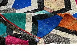 Tapis berbère marocain Boucherouite 140 x 290 cm