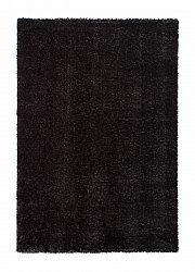 Safir tapis shaggy noir rond 60x120 cm 80x 150 cm 140x200 cm 160x230 cm 200x300 cm