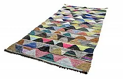 Tapis berbère marocain Boucherouite 145 x 305 cm