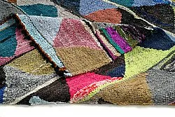 Tapis berbère marocain Boucherouite 145 x 305 cm