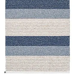 Tapis en plastique et fils - Horredsmattan Myra mix (bleu)