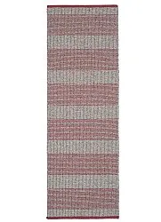 Tapis en plastique et fils - Horredsmattan Penny mix (rouge)