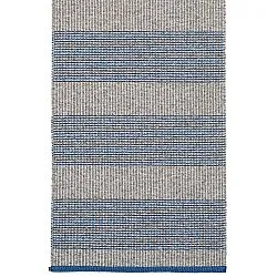 Tapis en plastique et fils - Horredsmattan Penny mix (bleu)