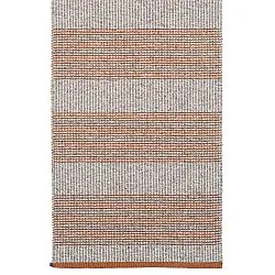 Tapis en plastique et fils - Horredsmattan Penny mix (rouille)