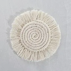 Dessous de verre - lot de 4 Esme (blanc)