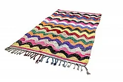 Tapis berbère marocain Boucherouite 150 x 260 cm