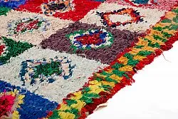 Tapis berbère marocain Boucherouite 290 x 145 cm
