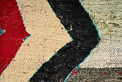 Tapis berbère marocain Boucherouite 130 x 225 cm