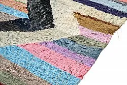 Tapis berbère marocain Boucherouite 145 x 245 cm