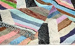 Tapis berbère marocain Boucherouite 145 x 245 cm