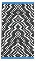 Tapis en plastique - Tapis de Horred Black & White Gorm