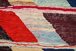 Tapis berbère marocain Boucherouite 145 x 280 cm