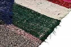 Tapis berbère marocain Boucherouite 135 x 240 cm
