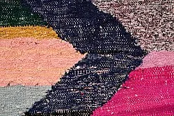Tapis berbère marocain Boucherouite 135 x 240 cm