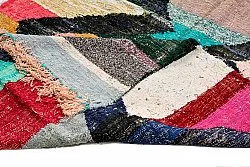 Tapis berbère marocain Boucherouite 135 x 240 cm