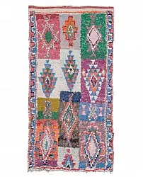 Tapis Marocain Berbère Boucherouite 225 x 115 cm