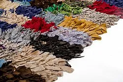 Tapis berbère marocain Boucherouite 380 x 105 cm