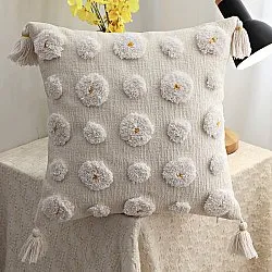 Housse de coussin - Boho Flower (jaune)