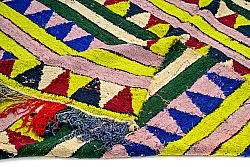 Tapis berbère marocain Boucherouite 170 x 255 cm