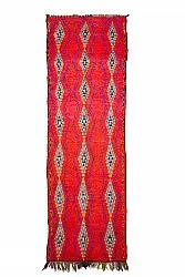 Tapis berbère marocain Boucherouite 440 x 135 cm