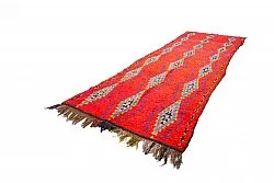 Tapis berbère marocain Boucherouite 440 x 135 cm