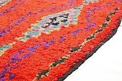 Tapis berbère marocain Boucherouite 440 x 135 cm